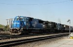 NS 6704 leads train 50T into the yard